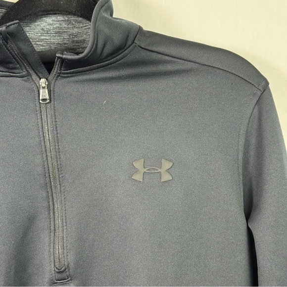 Under Armour Black Performance Quarter-Zip Jacket Mens Size M - Picture 4 of 5